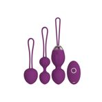 Agorshop Exuis Purple Uzaktan Kumanda Kegel Egzersiz Topu