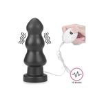 Agorshop Gerçekçi Silikon Yapısı Ile Tasarlanan 20 Cm 10 Modlu Titreşimli Anal Plug