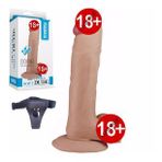 Agorshop Lovetoy The Ultra Soft Dude 23 cm Kemerli Realistik Yumuşak Penis