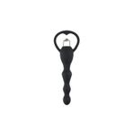 Agorshop Pleasure Slicone Anal Beads Vibratör Black