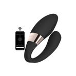 Agorshop Siyah Dual-Action Telefon Kontrollü Couples Vibratör
