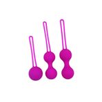 Agorshop Slicone Metal Jiggles Kegel Egzersiz Top Balls Set Purple