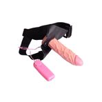 Agorshop Titreşimli Belden Bağlamalı Kemerli Strapon Dildo