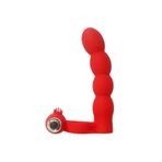 Agorshop Trinity Fun Lovers Beads Red Çift Yönlü Ilişki Anal Vibratör