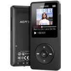 AGPTEK A02X 32GB MP3 Çalar Bluetooth 5.3, 1.8 inç Ekran Taşınabilir Müzik Çalar Hoparlör, FM Radyo, Ses Kaydedici, 128 GB'a Kadar Genişletilmiş Destekler