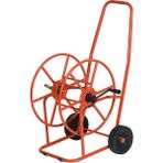 Agrati 318 Profesyonel Hortum Makarası Metal Tekerli (80 mt-1/2'')