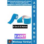 #Ağrıbandı Uzun Süre Etkili Kas Bel Bacak Kol Boyun Sırt Omuz Karın Kalça Mavi Isı Ağrı Bandı 2 Adet