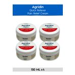 Agridin Ağrı Giderici Eklem Ve Kas Sağlığı Destek Kremi Arnica Montana Extract 4 Adet 150 ml