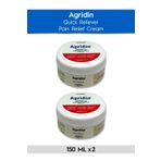 Agridin Eklem bakım Kremi 150 ml | Kas, Eklem ve Diz Bölgesi İçin Rahatlatıcı Bakım X2 adet