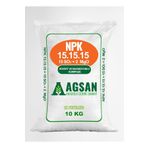 AGSAN 10 Kg Npk 15.15.15 Npk Gübre Meyve Sebze Bitki Çiçek Gübresi