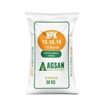 AGSAN Süper 15-15-15 + 15 SO3+Zn Kükürt ve Çinko İçerikli Kompoze Taban Gübresi 5 KG