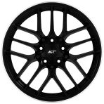 Agt Wheels 18 İnç 5*112 Et35 Siyah Jant Takımı (J-4646)