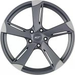 Agt Wheels 19 İnç 5*112 Et20 Mat Füme Jant Takımı (J-4706)
