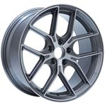 AGT Wheels 19 inç 5*112 ET30 Füme Jant Takımı (J-4699) (Default Title)