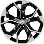Agt Wheels 19 İnç 5*112 Et35 Mat Siyah Jant Takımı (J-4696)