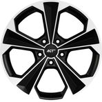 AGT Wheels 19 inç 5*114 ET38 Mat Siyah Jant Takımı (J-4707) (Default Title)