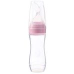 Agubugu Baby - Kaşıklı Mama Biberonu - Pembe
