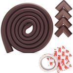 Agubugu Baby Slim (ince) Kauçuk Kenar + Köşe Koruyucu Set Kahverengi