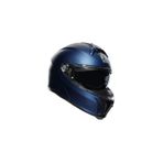 AGV Çene Açılır Tourmodular Solid Motosiklet Kaskı Mat Mavi