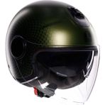 Agv Eteres Andora Güneş Vizörlü Açık Kask (Mat Yeşil) - Tek Renk