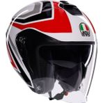 Agv Irides Tolosa Güneş Vizörlü Açık Kask (Siyah-Gri-Kırmızı) - Tek Renk
