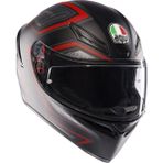 Agv K1 S Sling Matt Black Red Kapalı Kask - Renkli