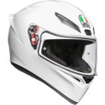 Agv K1 Solid Beyaz Kapalı Motosiklet Kask