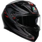 Agv K3 Syth Black Red Kapalı Kask - XL
