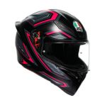 Agv Kask/k1 S E2206 Slıng Matt Black Pınk Configuration - XS - Çok Renkli