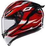 Agv Kask/k1 S Lıon Black/red/whıte Configuration - XL