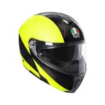 AGV Sportmodular Multi PLK Carbon Yellow Çene Açılır Kask