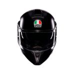 Agv Streetmodular Mono Matt Black Çene Açılır Kask - Mat Siyah