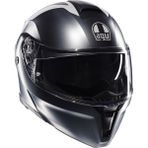 Agv Streetmodular Resı Matt Grey Silver Red Çene Açılır Kask - XS - Renkli