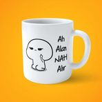 Ah Alan Nah Alır Espirili Baskılı Kupa Bardak