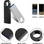Ahanda Buldum 128 GB Metal USB 3.0 Flash Bellek: Güç ve Şıklık ile Yüksek Hızda Veri Aktarımı Sağlayın - Gri Metal