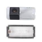 AHD IP68 1280Piksel 1000 TV Hatları 170° Otomatik Plaka Işığı Dikiz Geri Verme Yedekleme Kamera Park Yardımları Sistemi Fiat 500L 351 352 Egea Doblo/OEM: 68201960AA ile Uyumlu