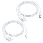 AHDFWI 2 Paket iPhone 15 Carplay USB Kablosu iPhone 15, 15 Pro Max, 15 Plus Araç Şarj Cihazı, iPad Pro 12.9/11, iPad Air 5 Nesil/4 Nesil, Mini 6 Nesil Hızlı Şarj Kablosu