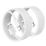 AHDFWI 2 Paket iPhone 15 Carplay USB Kablosu iPhone 16E 16 15 için, 15 Pro Max, 15 Artı, iPad Pro 12.9/11, iPad Air 5 4 Nesil, Mini 6 Nesil Hızlı Araç Şarj Cihazı Şarj Kablosu