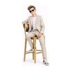 Ahengim Erkek Çocuk Modern Casual Slim Fit Takım Elbise Ak2850 Bej