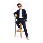 Ahengim Erkek Çocuk Modern Casual Slim Fit Takım Elbise Ak2850 Lacivert