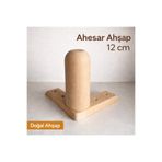 AHESAR TİCARET Ahesar Ahşap Bohem Doğal Ahşap Mobilya Ayağı 12 cm Koltuk & Dolap Ayağı