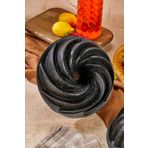 Ahinur Mutfak Döküm Rüzgar Gülü Kek Kalıbı Siyah 26 CM