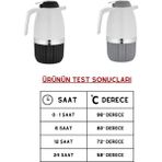 Ahir Ticaret Penguen Yeni Nesil PNG-7008 Içi Cam Termos 2 Litre - Beyaz - Gri