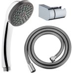 Ahlez Caprice Duş Başlığı + L Mafsal + Pvc Duş Hortumu Duş Takımı Duş Seti
