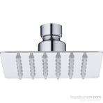 Ahlez Slim 25x25 cm Tepe Duş Başlığı 304 Paslanmaz Çelikten Modern Tasarımlı Şekil