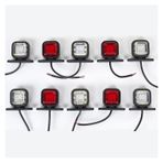 Ahmet Otomotiv (10 Adet) Çeray Mini Kare Takoz LED Lamba 12V-24V