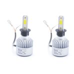Ahmet Otomotiv 24V-12V H1 Xenon LED Ampul Seti 6000K 8000 Lümen Cob LED