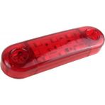 Ahmet Otomotiv 9 Ledli Tombul Parmak LED Kırmızı 12V-24V Dekoratif Lamba