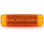 Ahmet Otomotiv Çift Sıra Parmak Led Lamba 18 Ledli Sarı 12/24 Volt