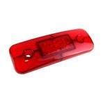 Ahmet Otomotiv Dekoratif Lamba Kırmızı Renk 9 Ledli 11.5Cm 12V-24